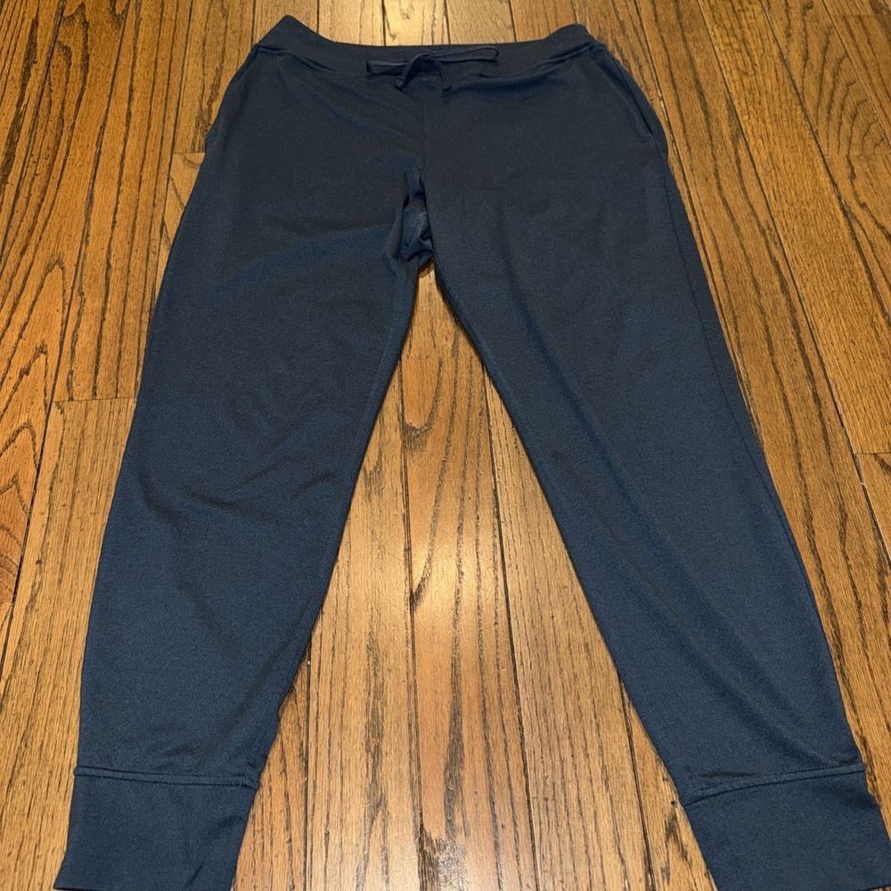 Patagonia Teal Jogger Size Small Pull On Drawstring Zip Pockets Logo Unisex Hike